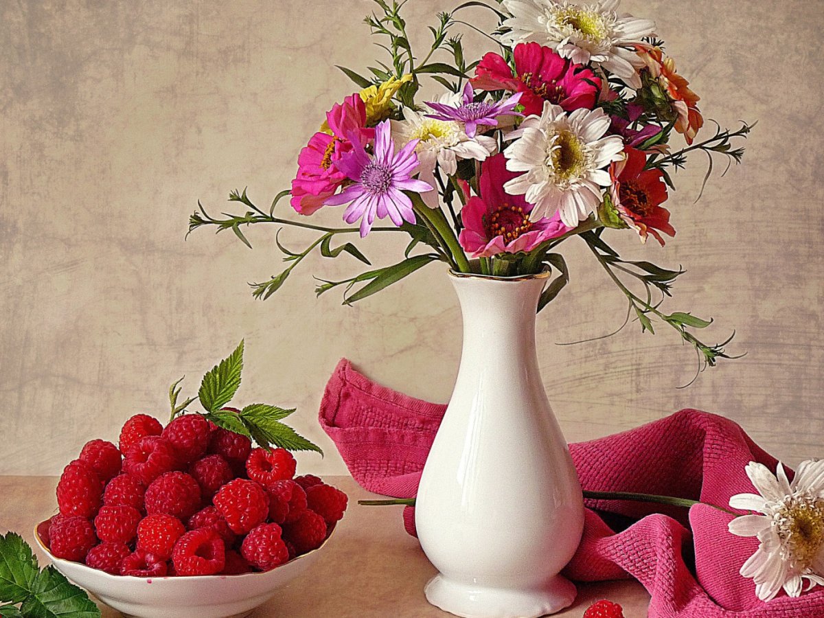 Натюрморт вазы