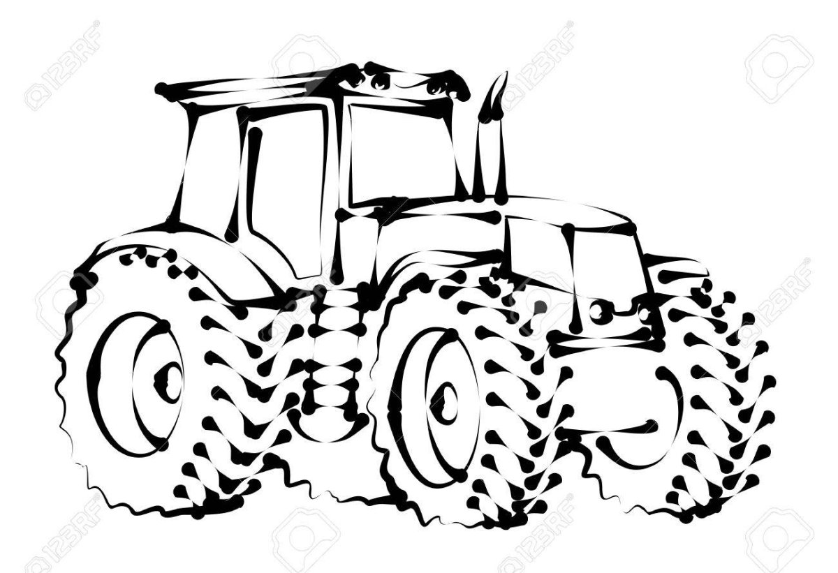 Трактор стилизация