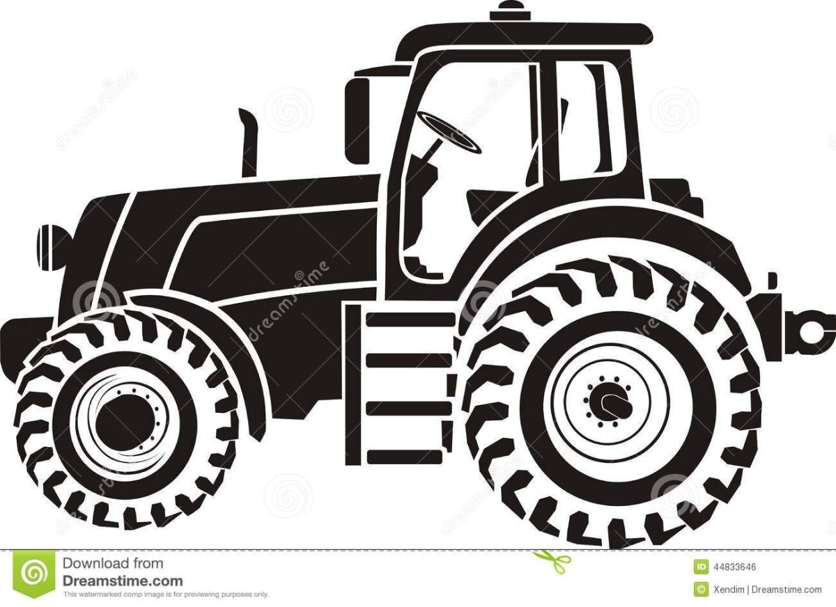 Трактор МТЗ вектор