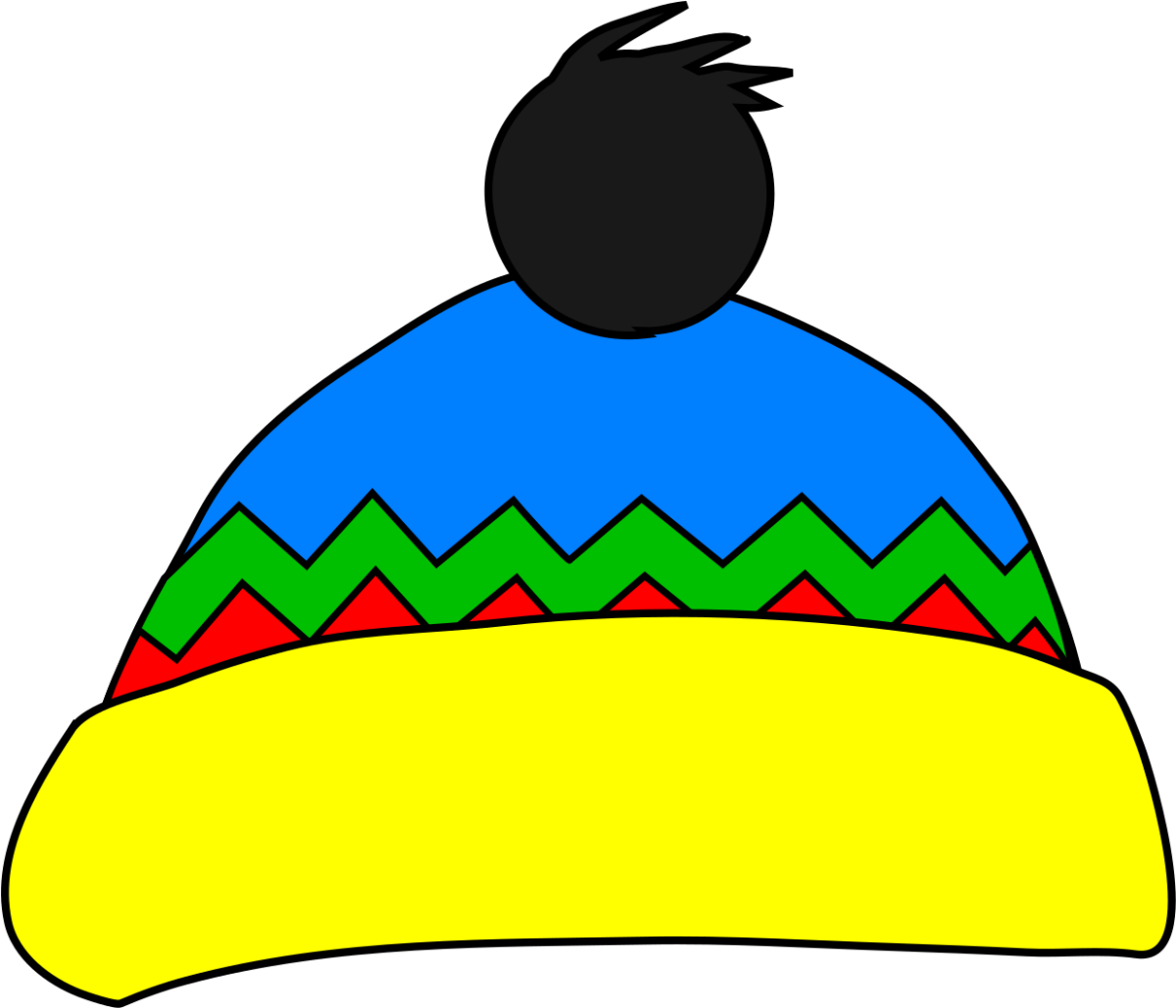 Зимняя шапка на прозрачном фоне