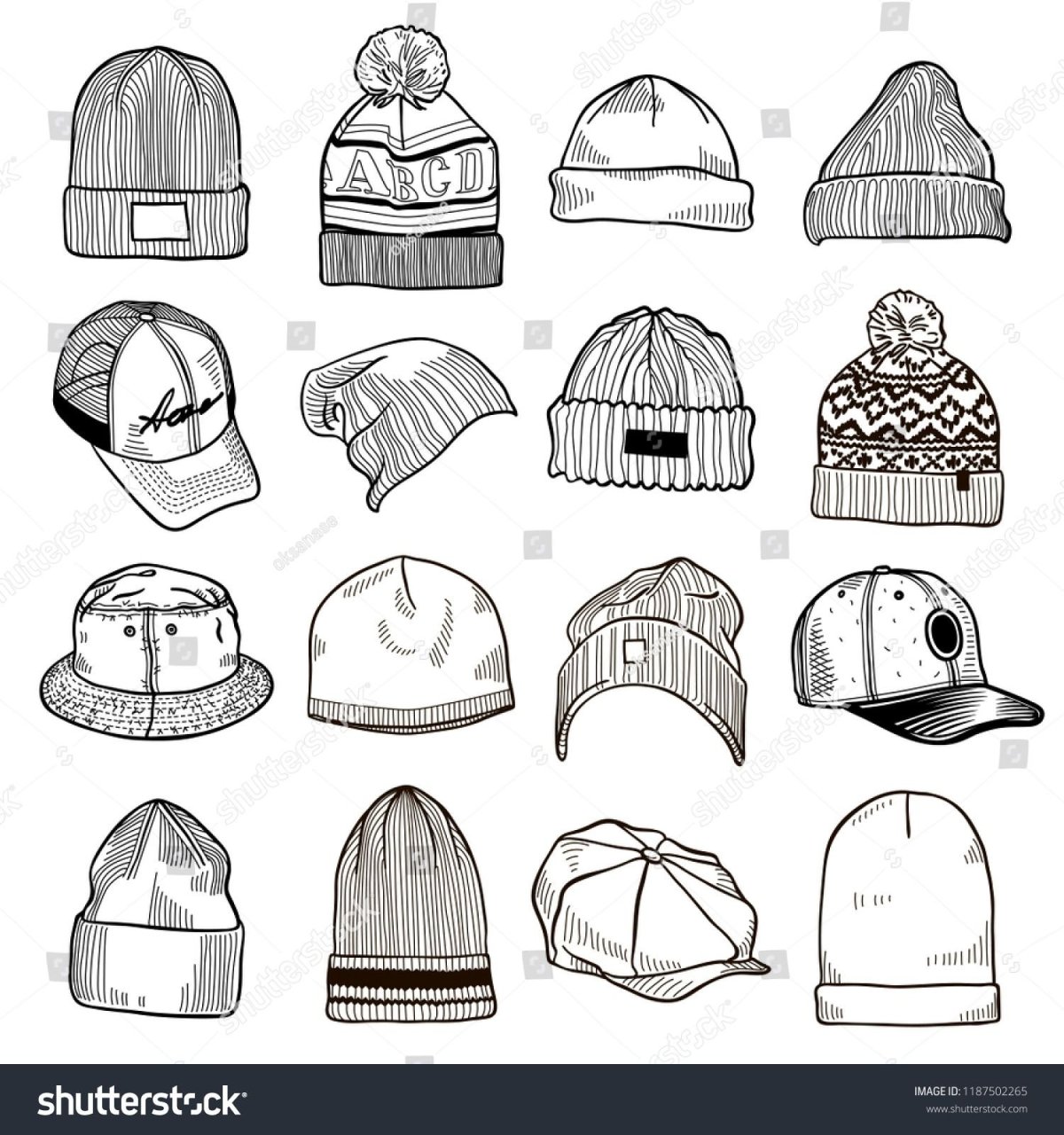 Шапка рисунок