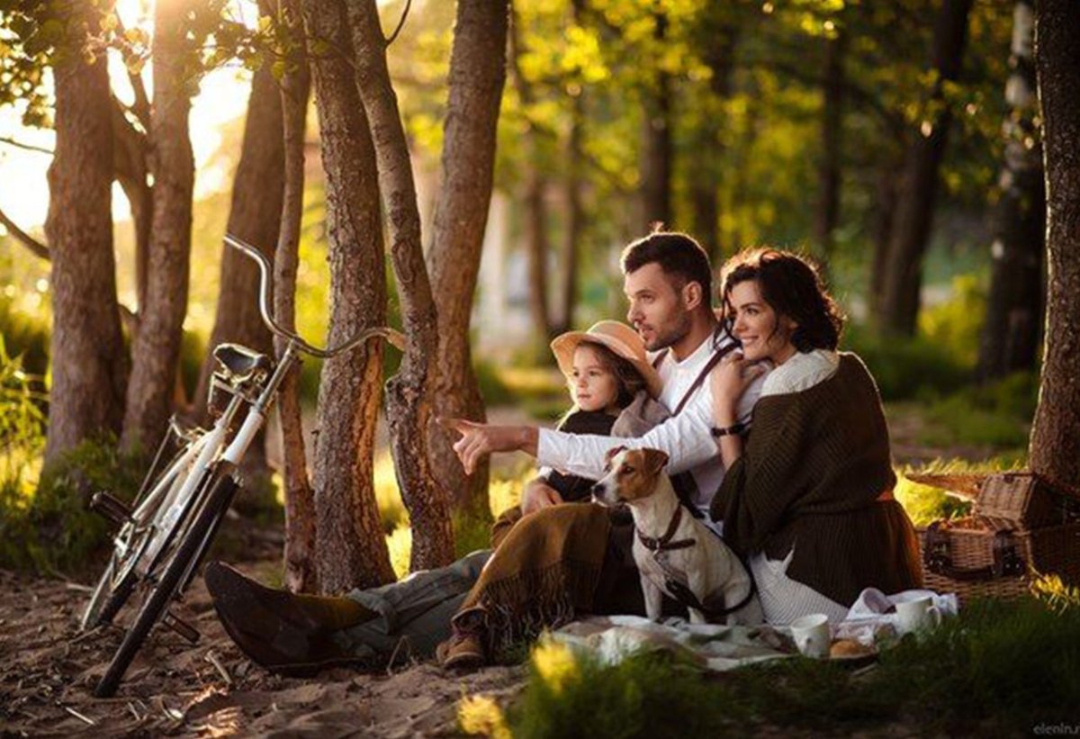 Семейная съемка на природе