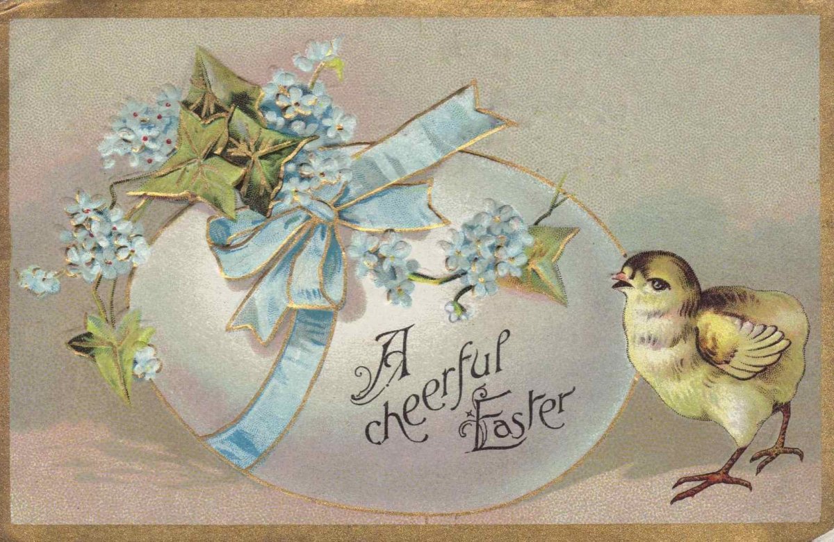 Винтажные пасхальные открытки России