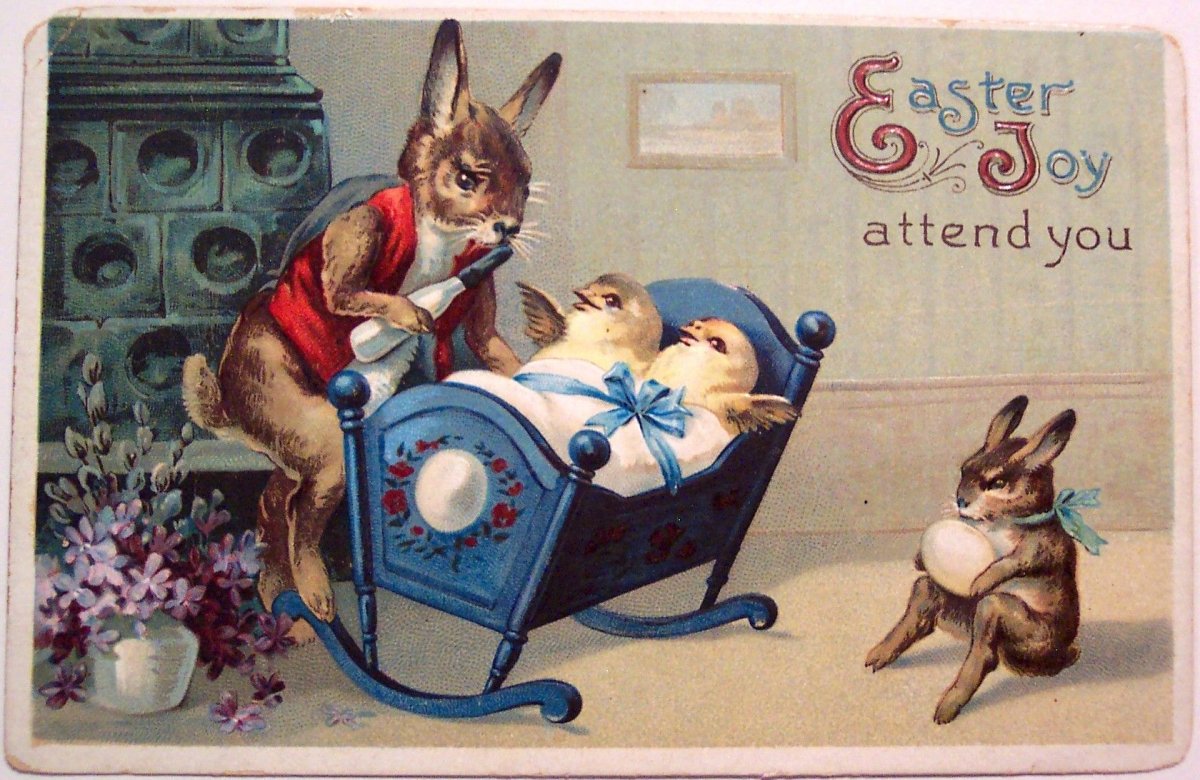 Старинные открытки с приколами