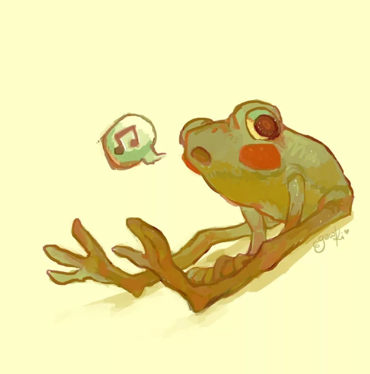 Лягушка с короной