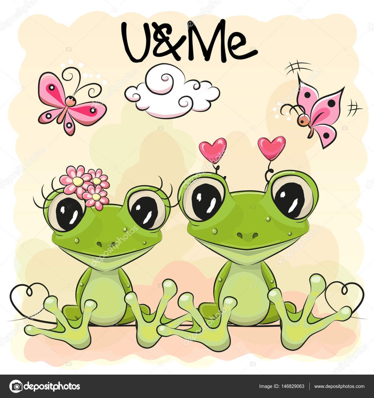 Лягушки милые арты