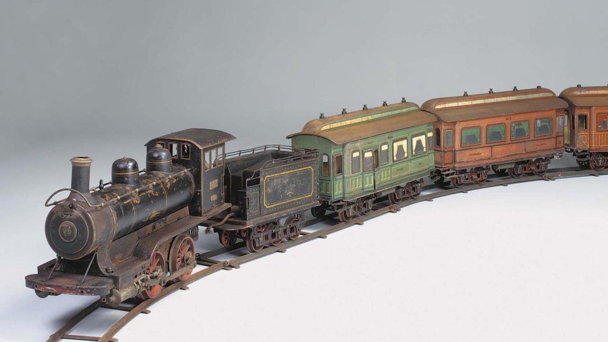 Поезда cartoon Style