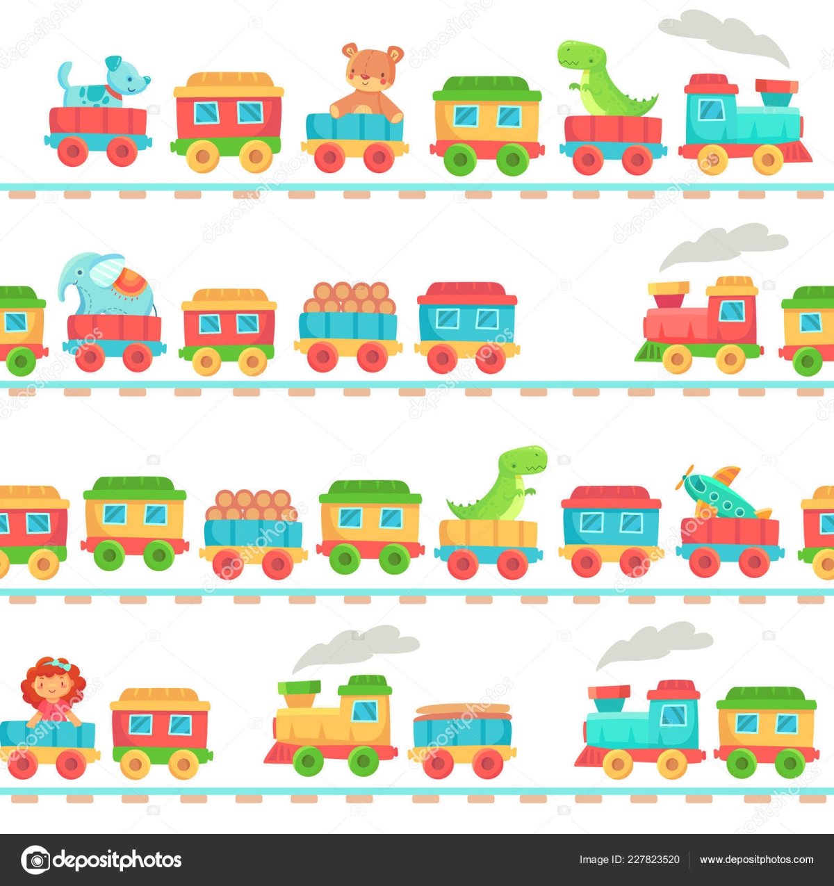 Вагон на белом фоне