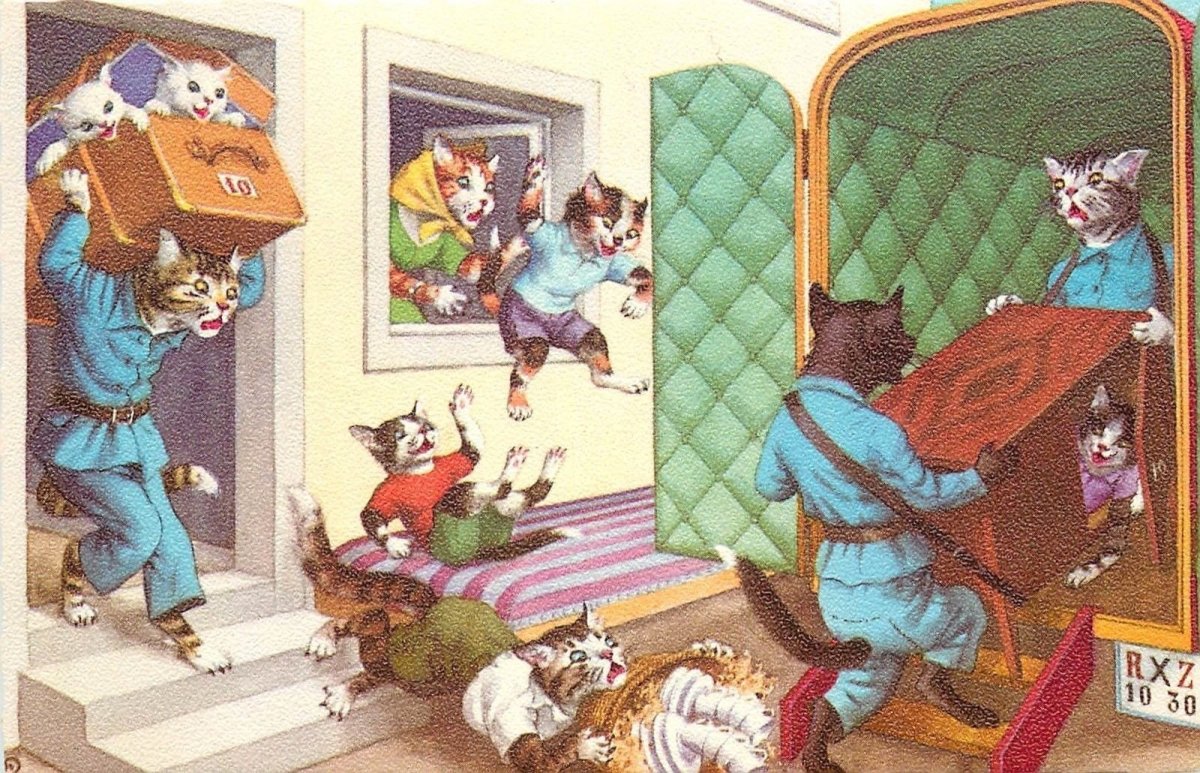 Иллюстрация к рассказу переезд