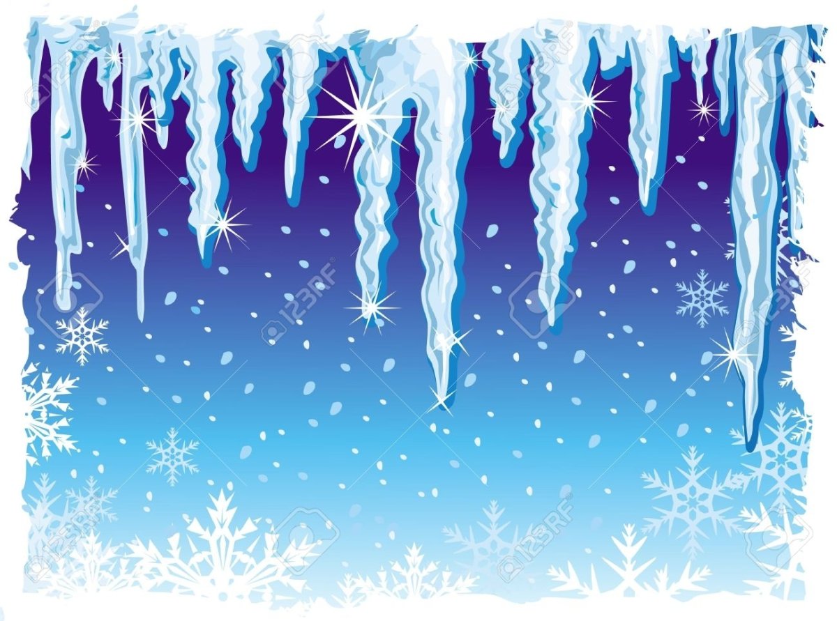 Сосулька мультяшная