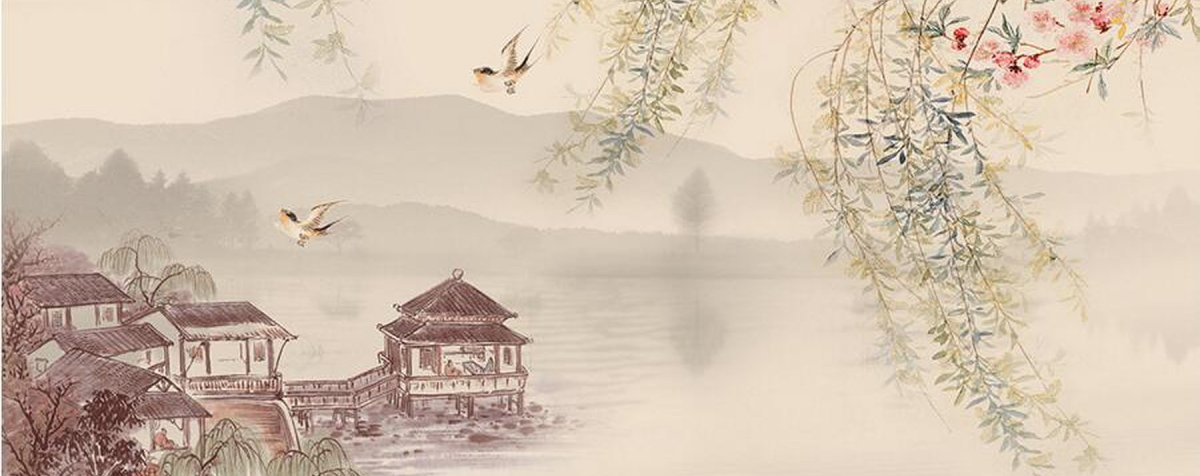 Ива в китайской живописи