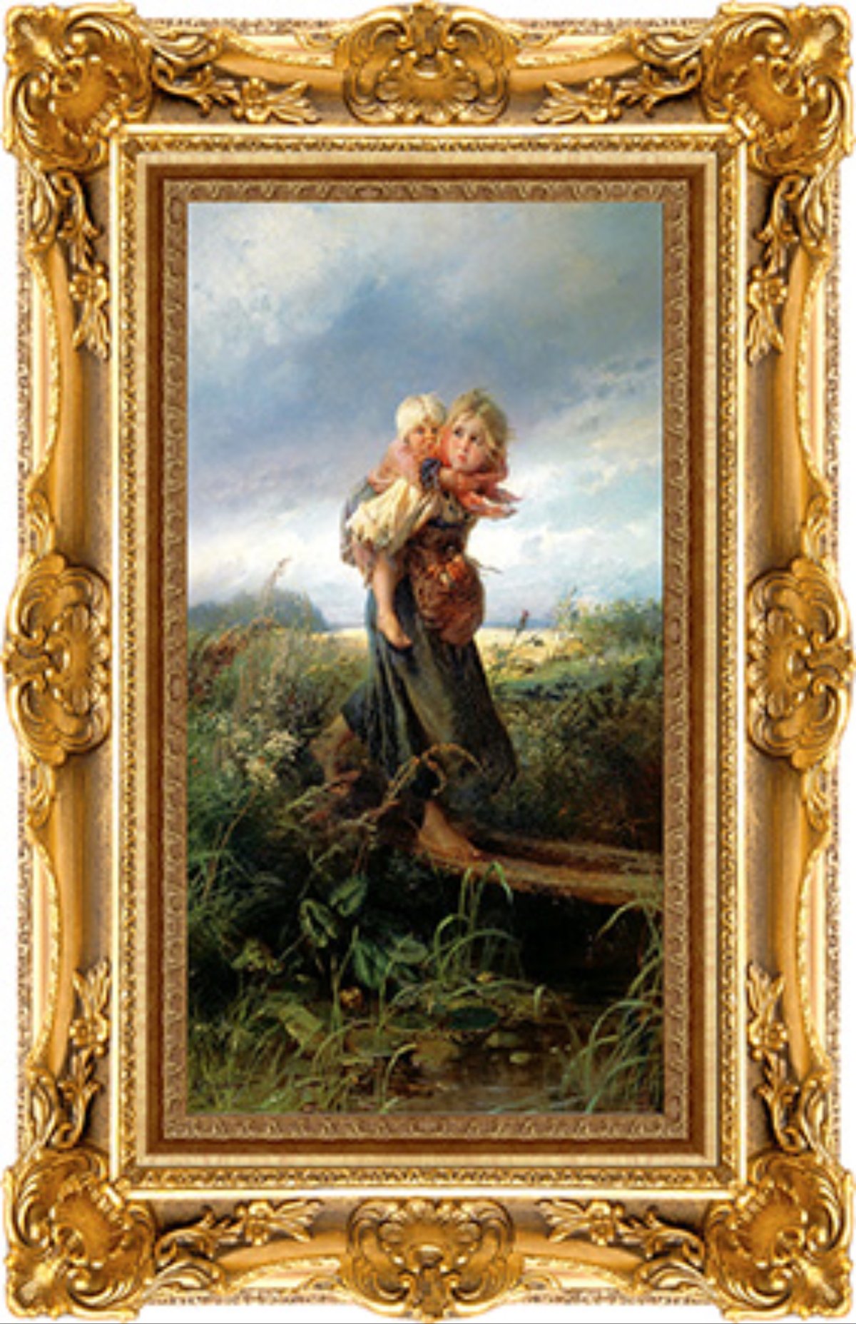 Дети, бегущие от грозы, 1872