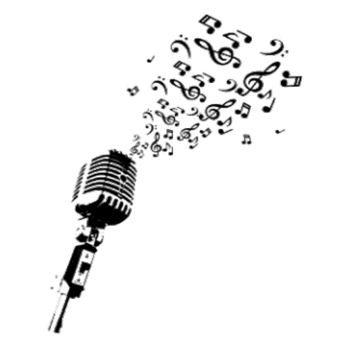 Микрофон векторное изображение