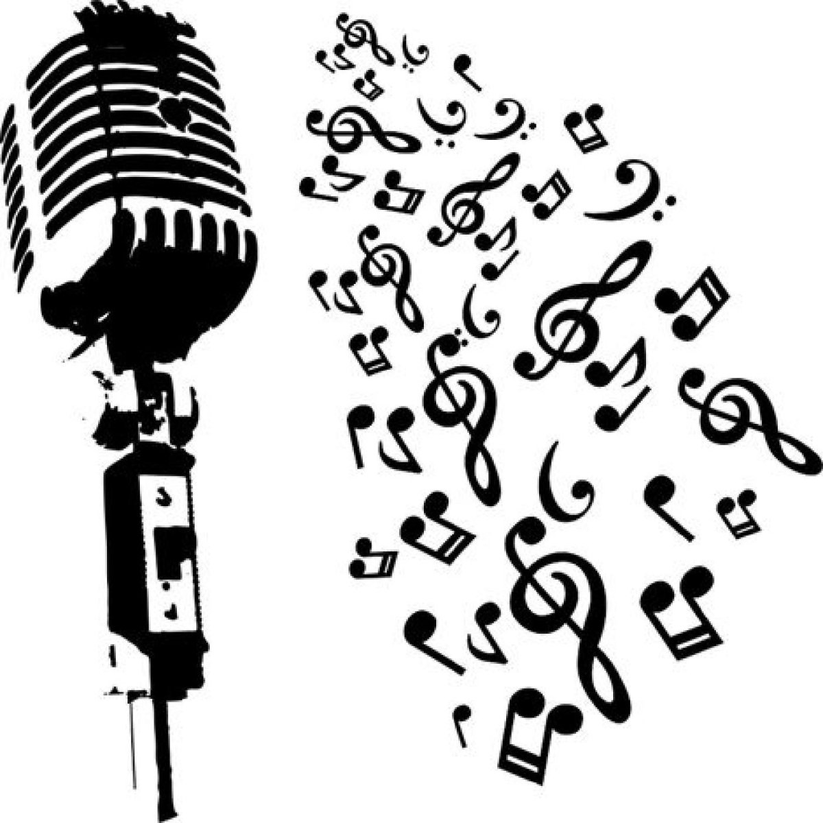 Микрофон и Ноты