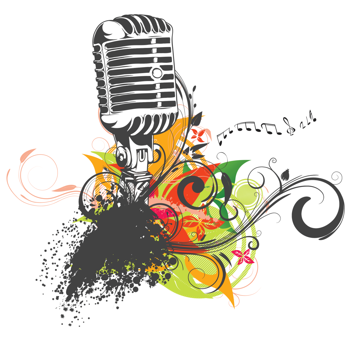 Микрофон рисунок