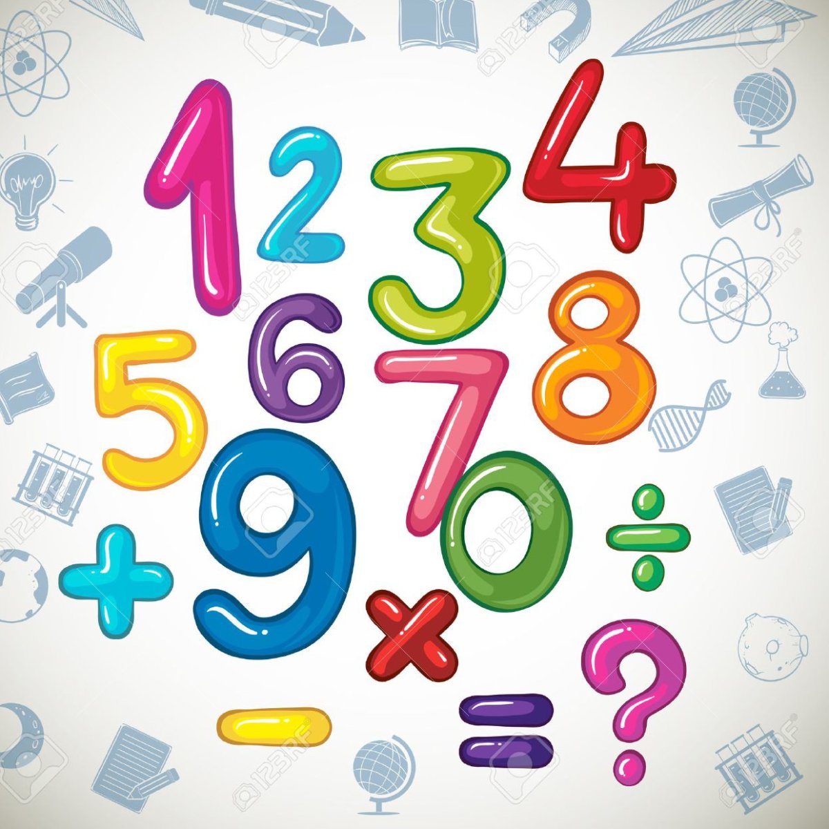 Математические формулы фон