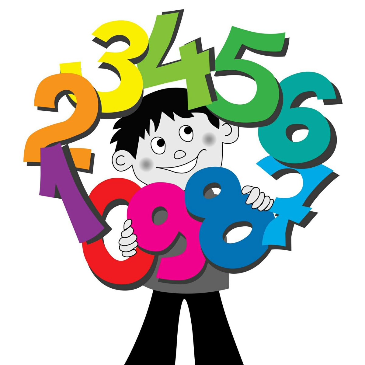 Математические символы и цифры