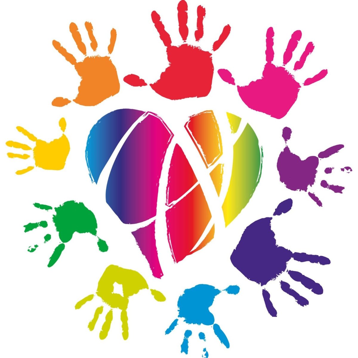 Разноцветные ладошки