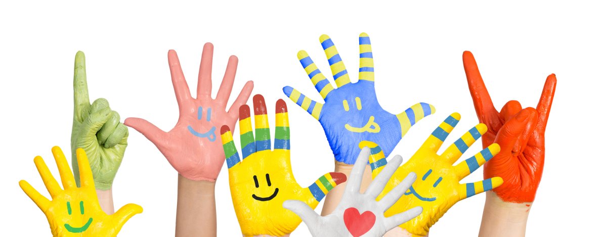 Разноцветные ладошки