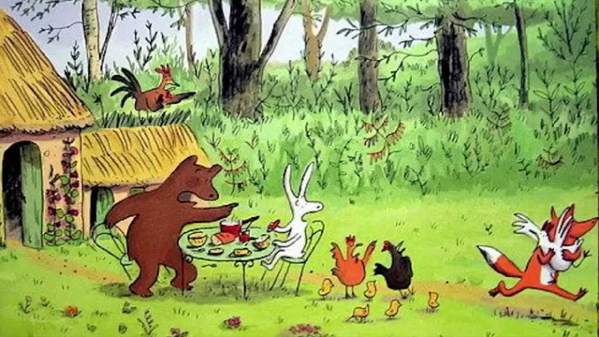 Стилизованные рисунки зимних животных