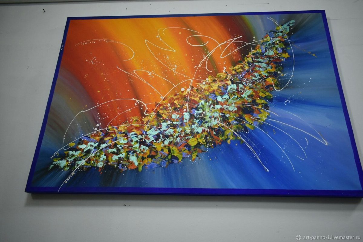 Интерьерные картины акрилом