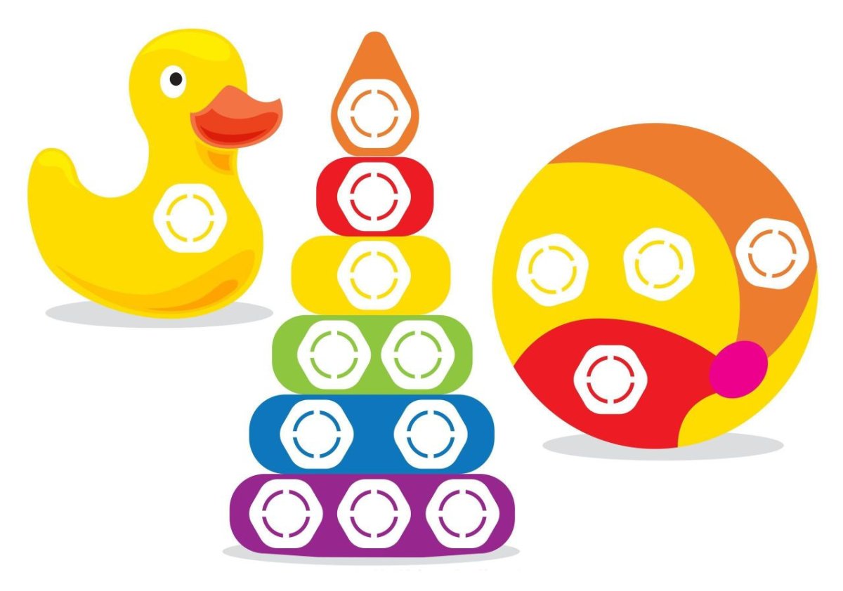 Трафареты для игры с крышками