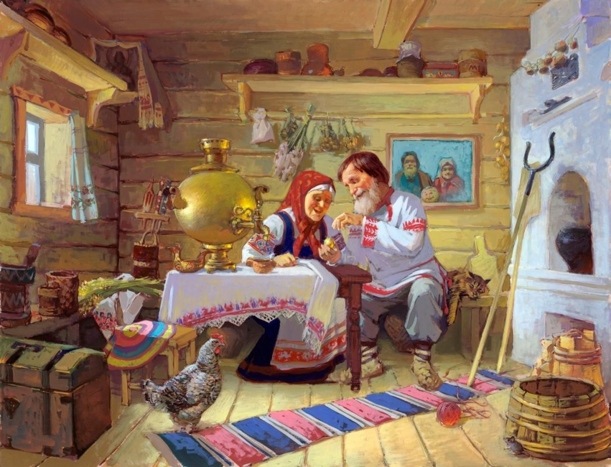 Э. Панов "русская изба"