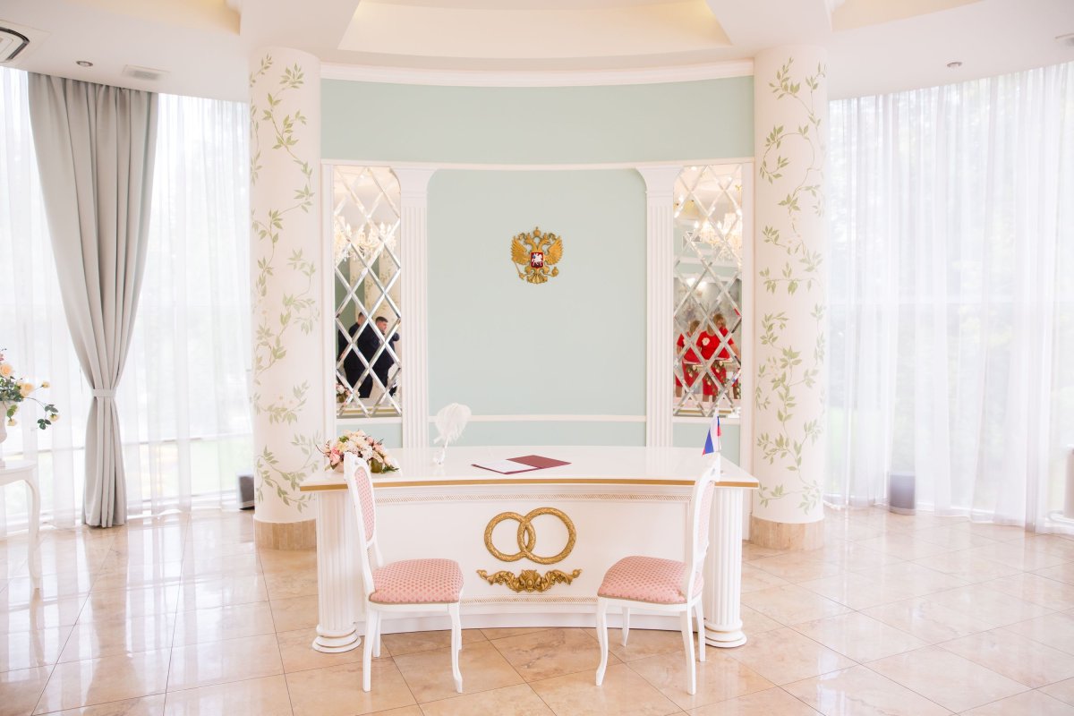 Свадьба дают клятву ЗАГС