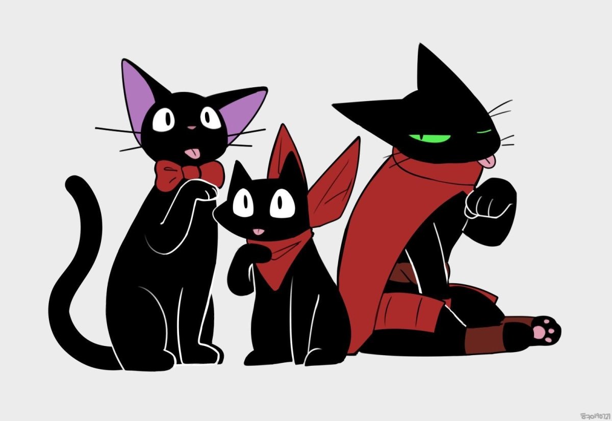 Мульт Картун нетворк чёрный кот Мао Мао