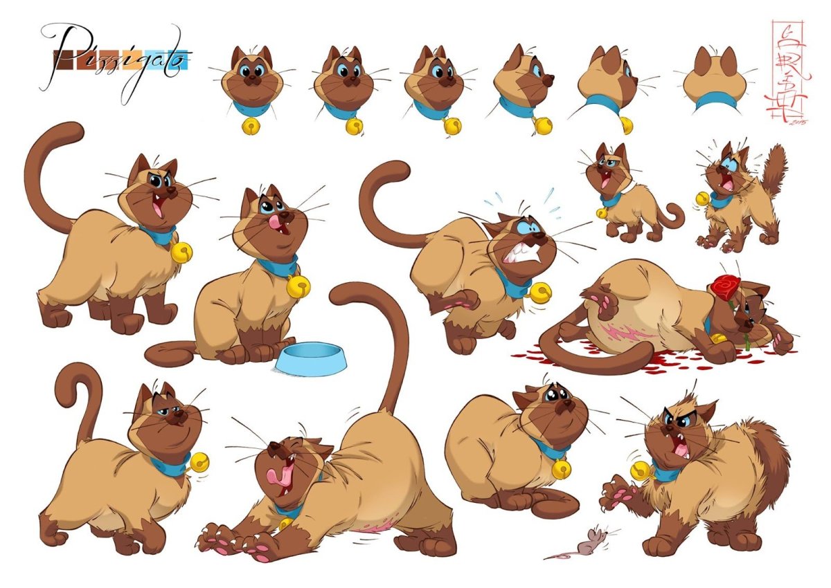 Добрый cartoon Cat