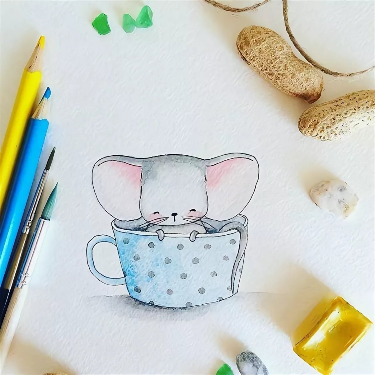 Слоник с сердечком