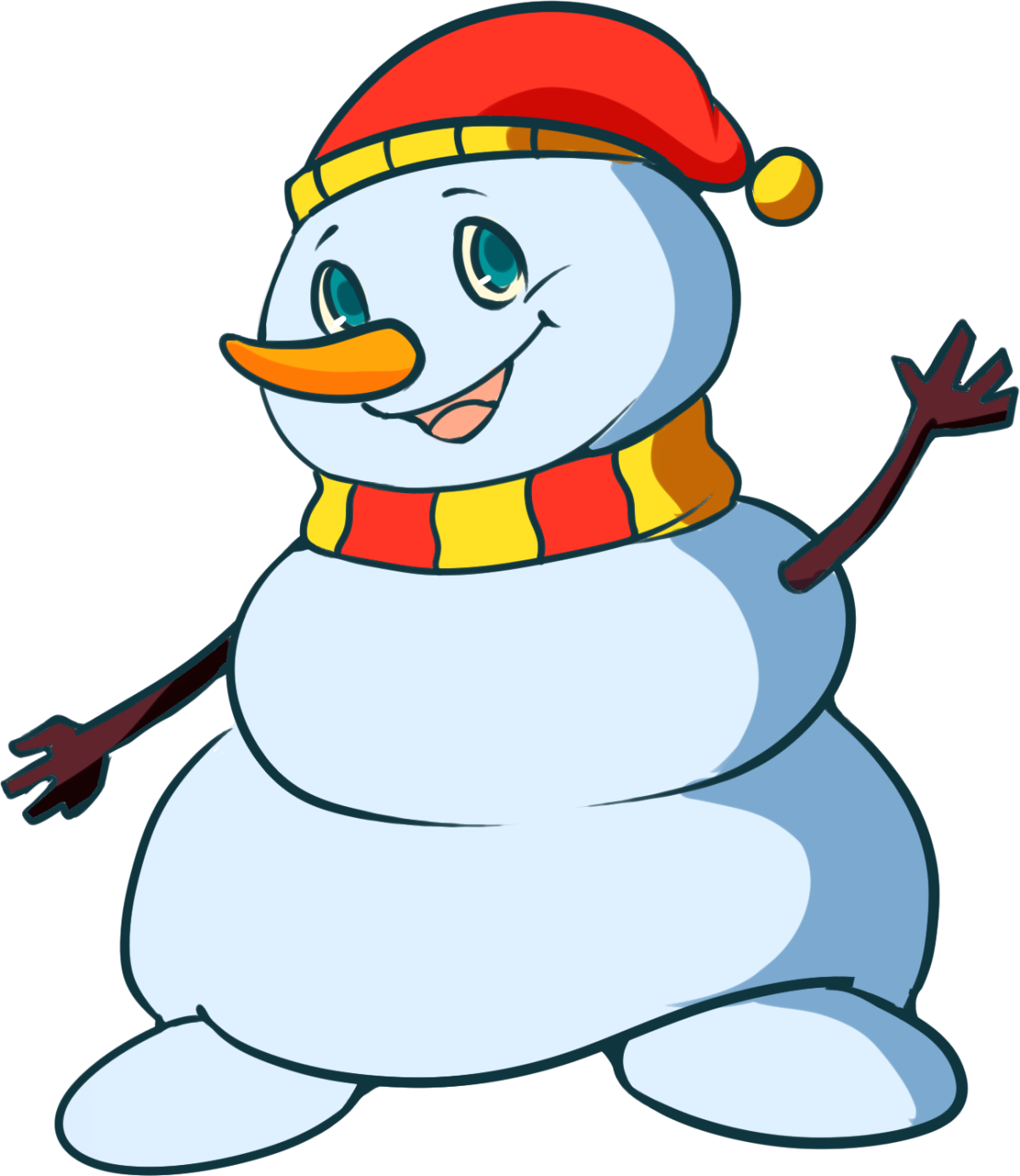 Усатый Снеговик