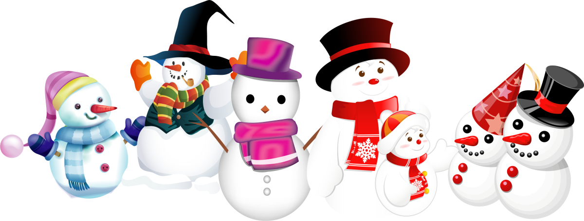 Семья снеговиков