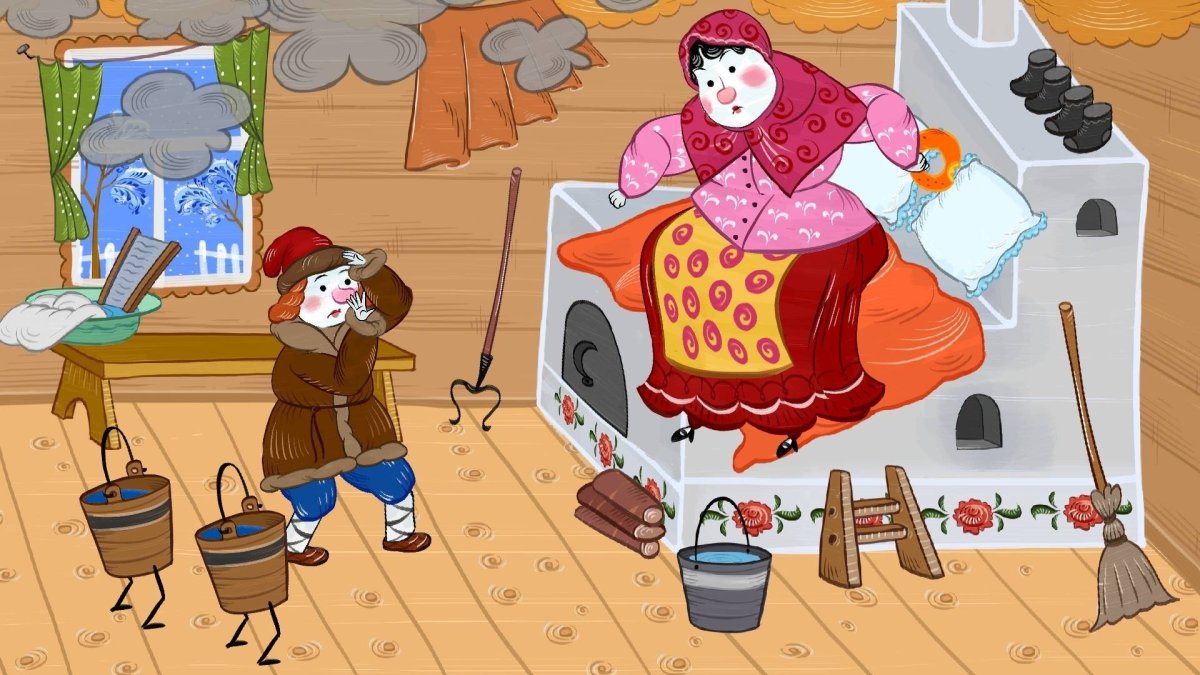 Николай Кочергин иллюстрации по Щучьем велению