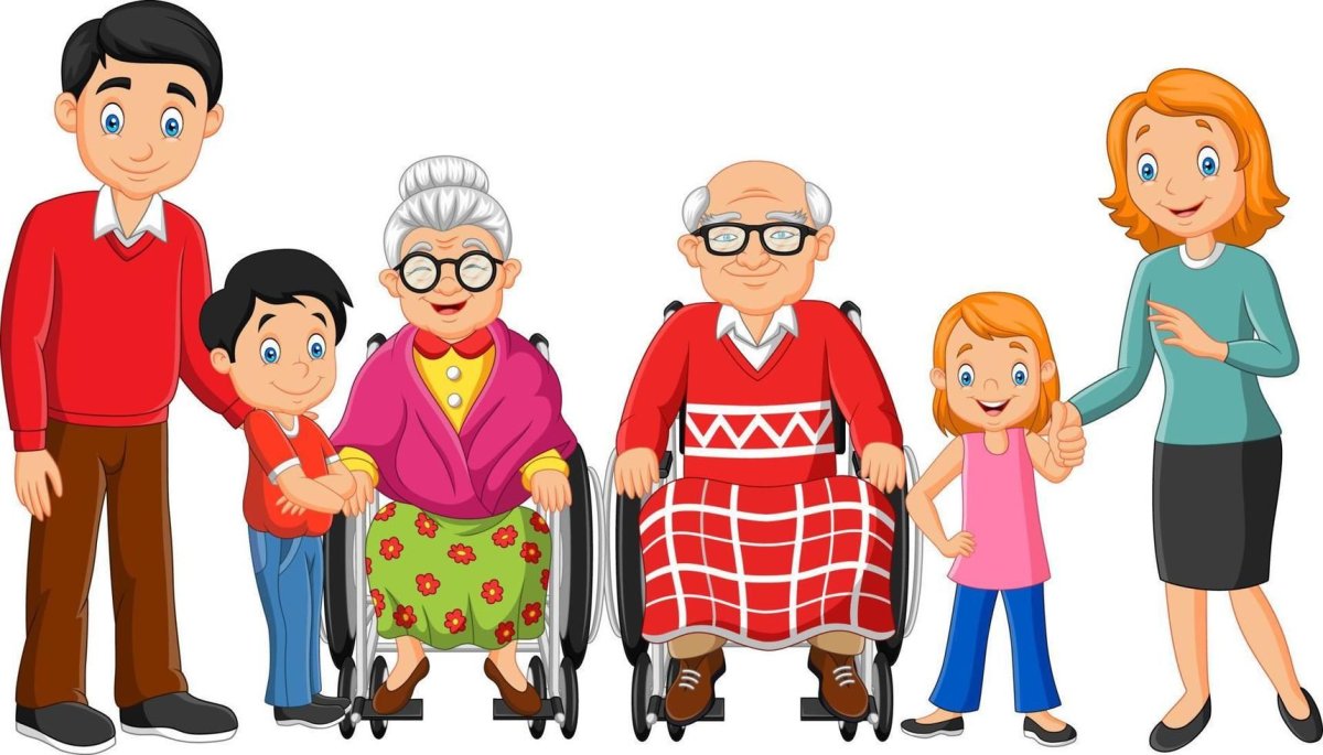 Члены семьи для детей