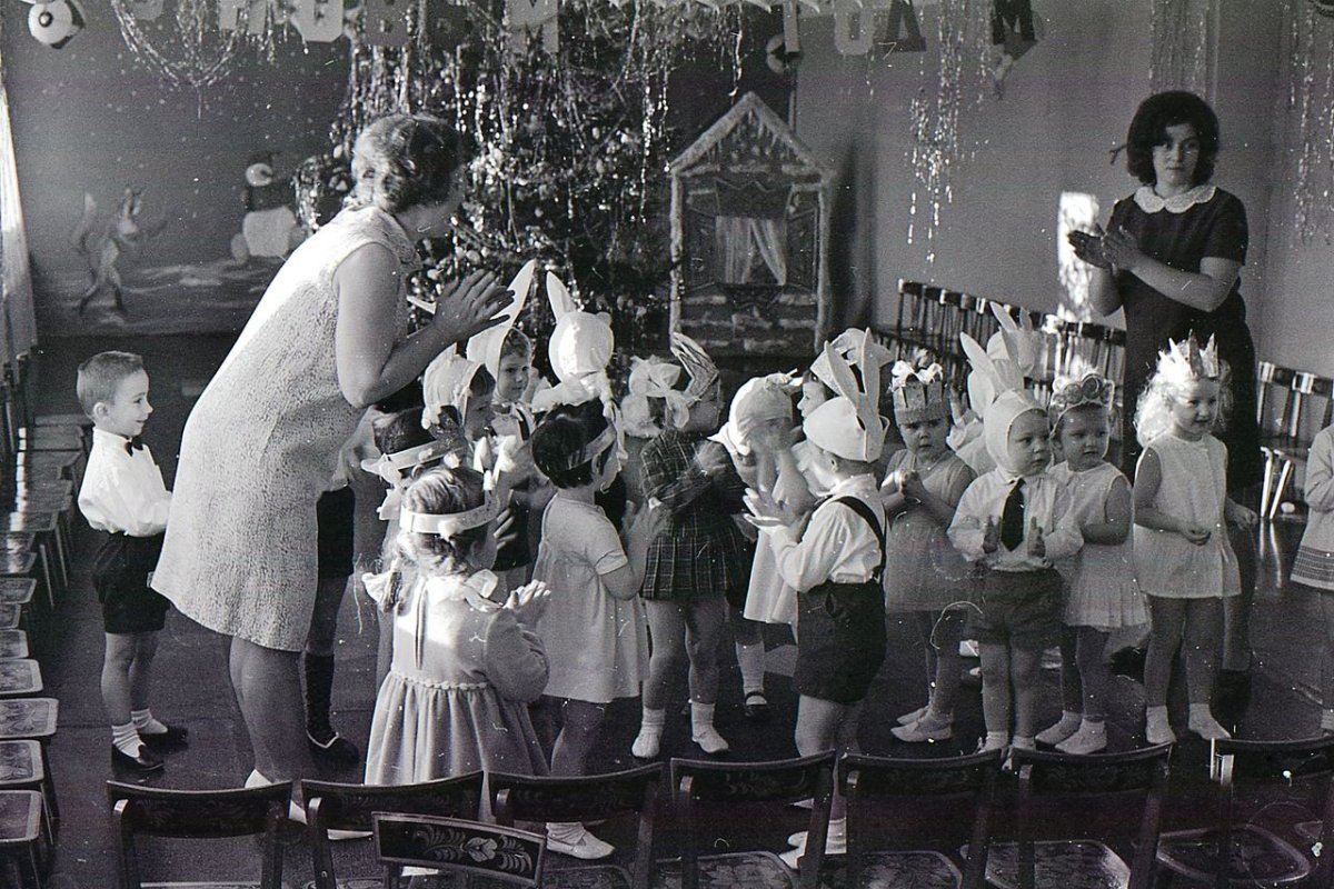 Дед Мороз открытка СССР