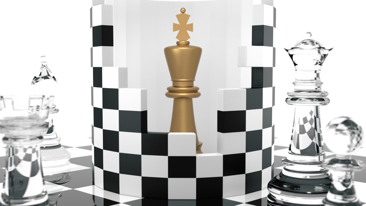 Король на шахматной доске