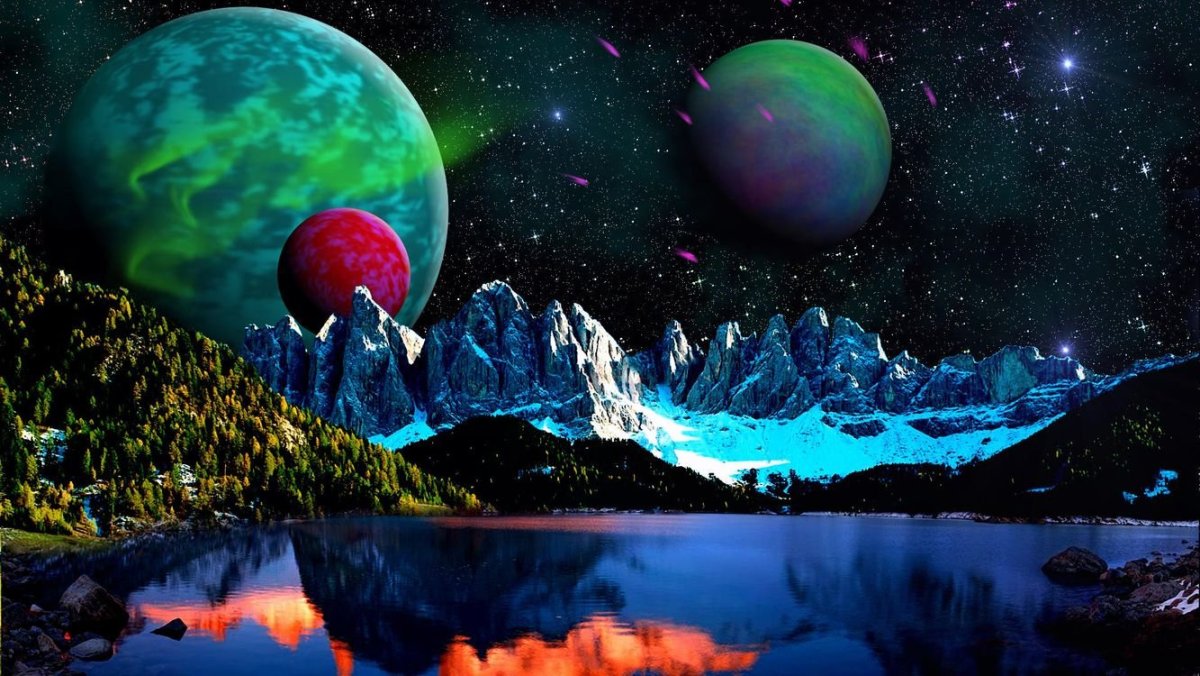 Красочные планеты