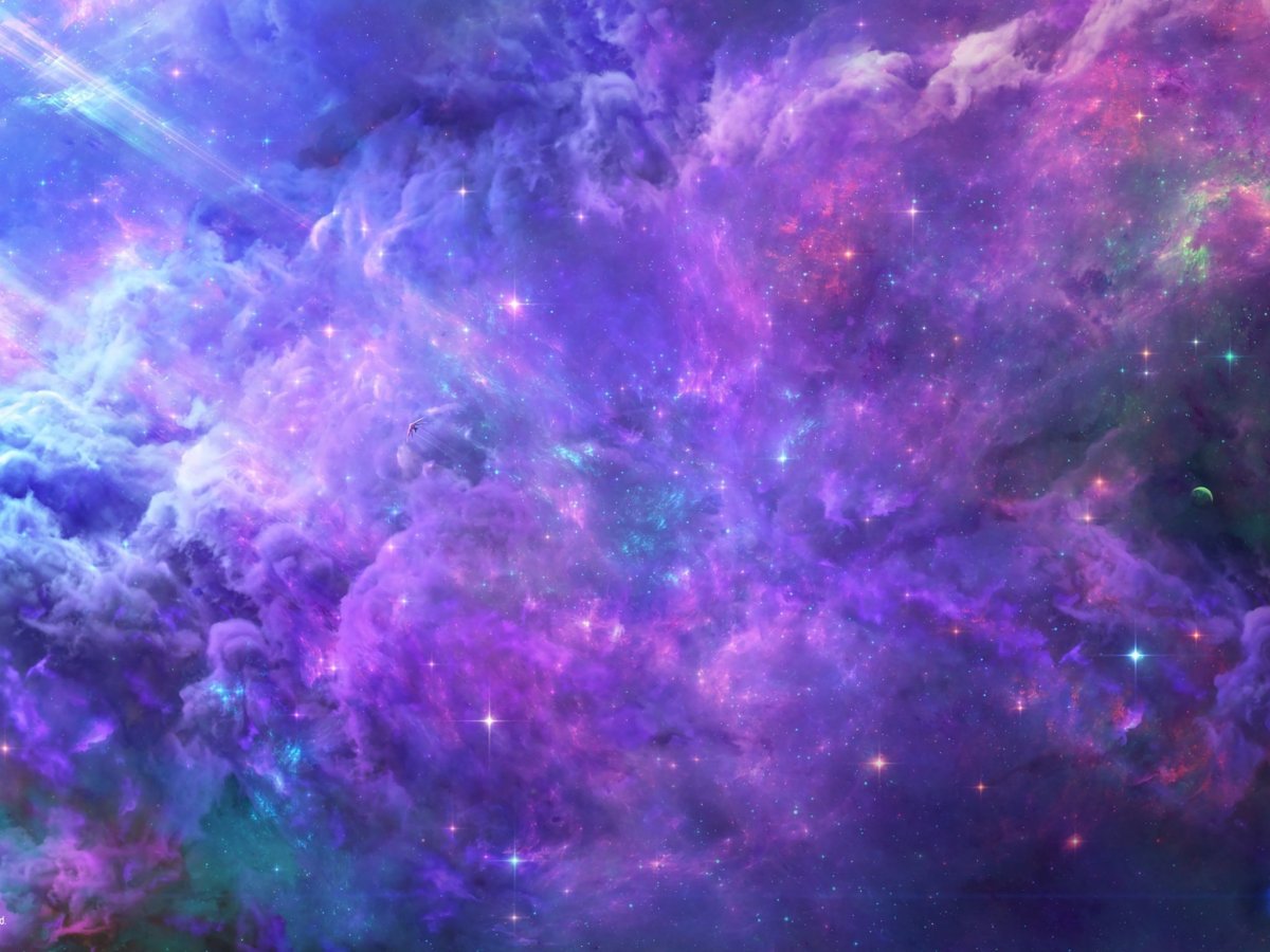 Фиолетовый космос