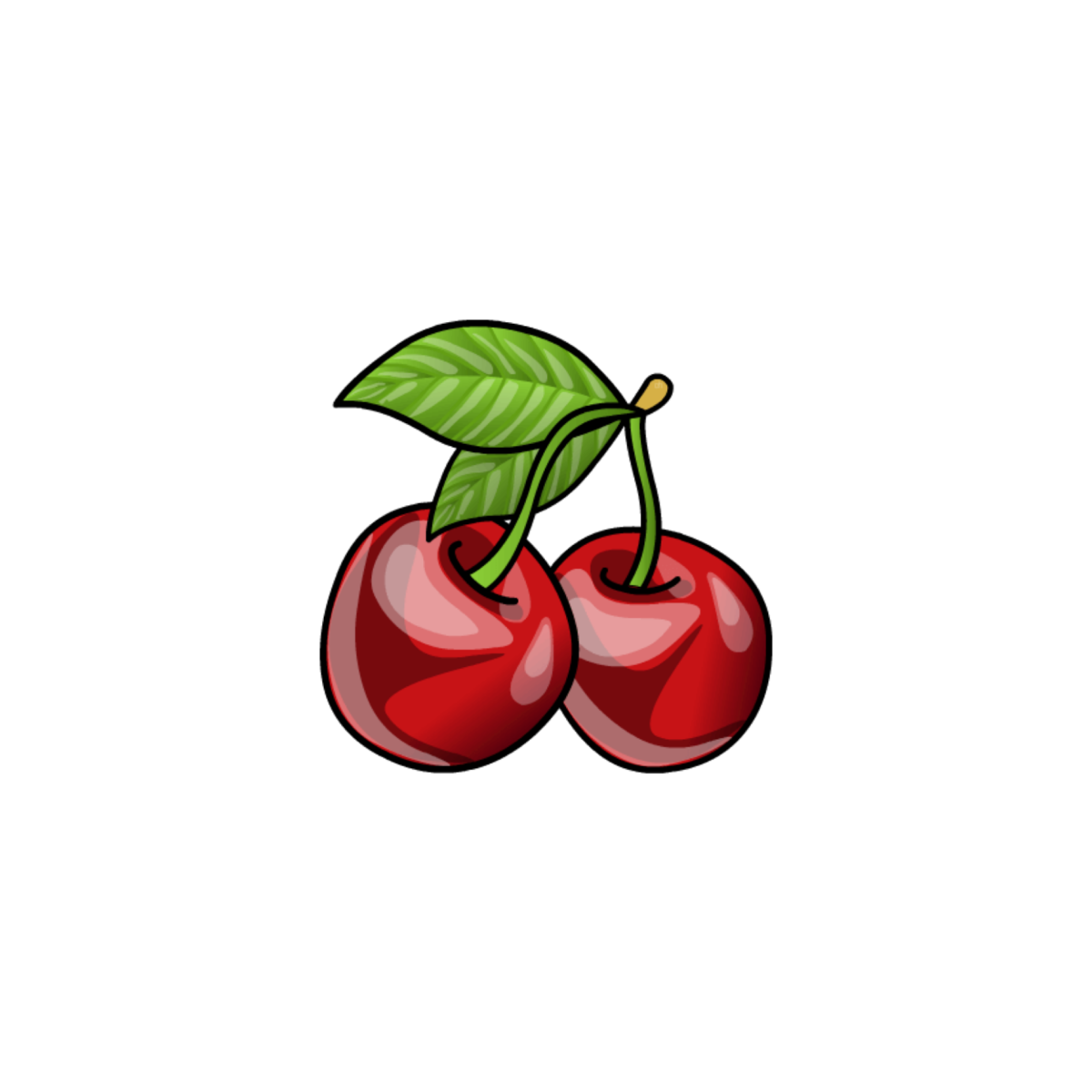 Вишня рисовать