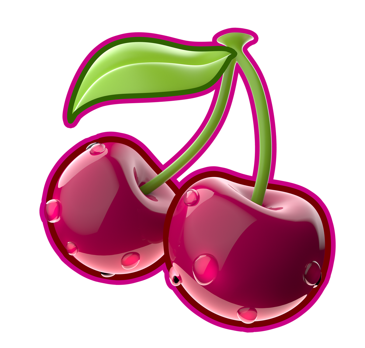 Вишенки мультяшные