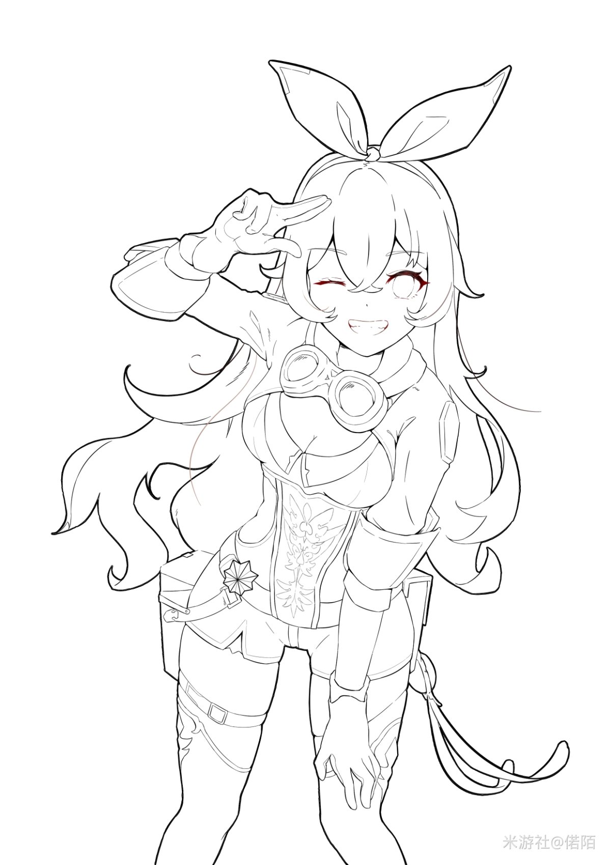 Геншин импактраскраска