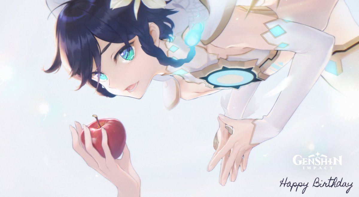 Венти Геншин Импакт арт