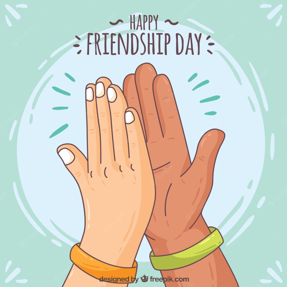 Ладошка машет