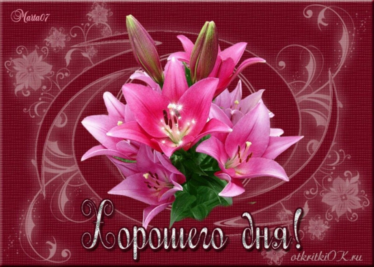 Живые лилии