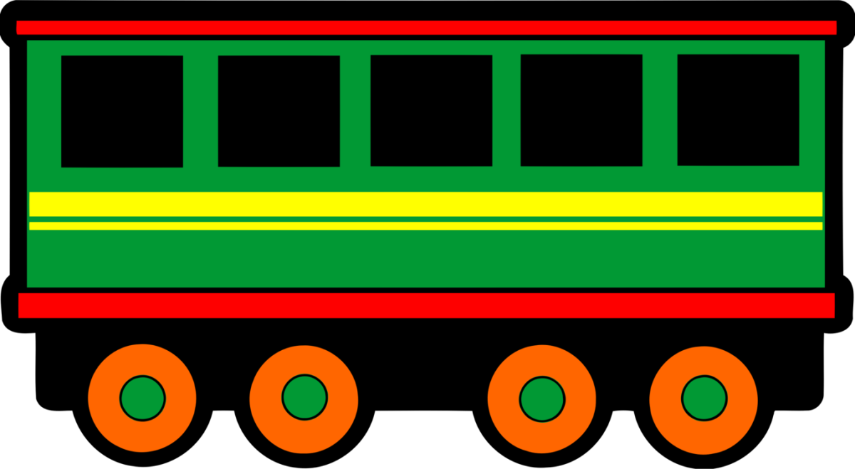 Поезд с вагонами для детей