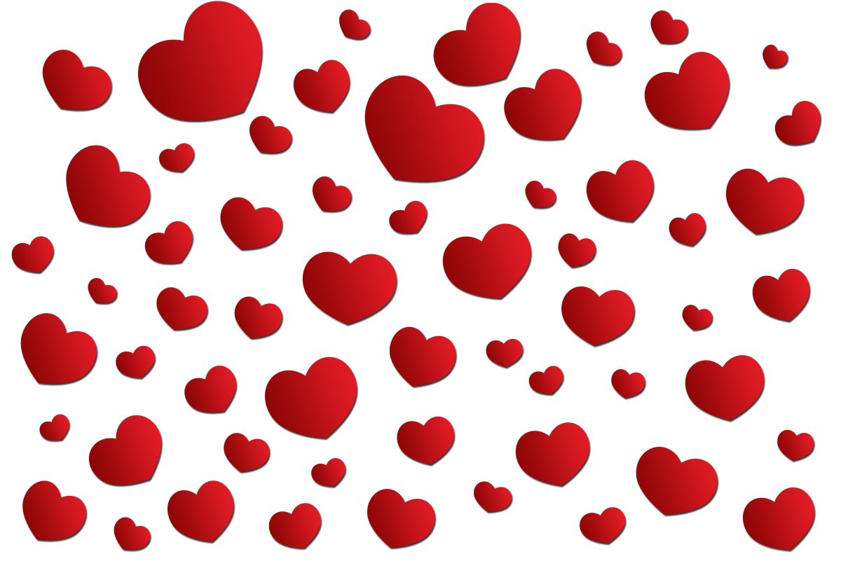 Скопировать 1000000 красных сердечек