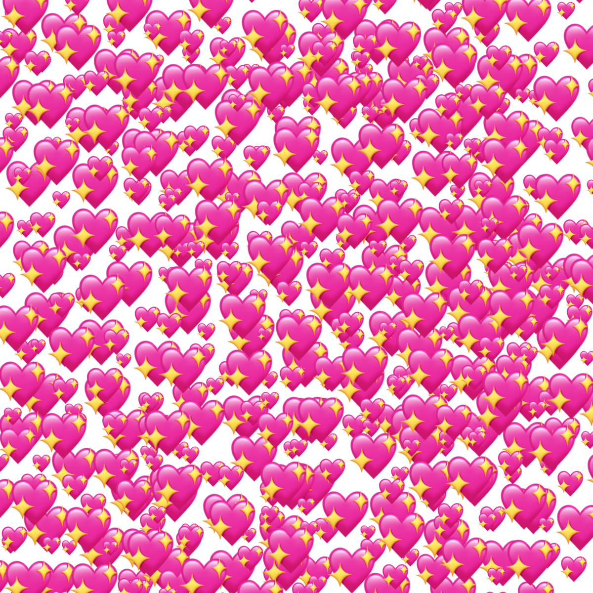 Много сердечек