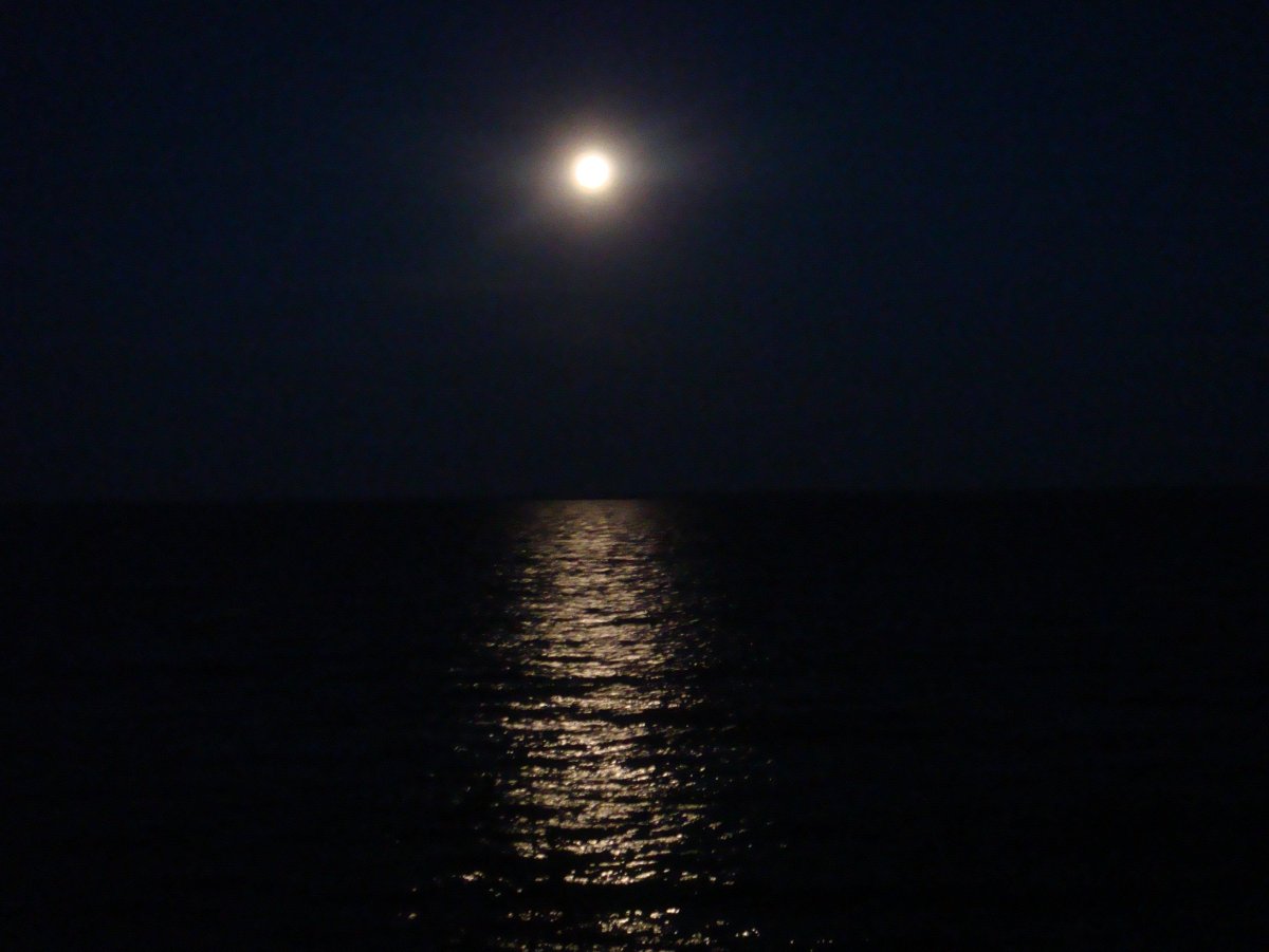 Ночь в море