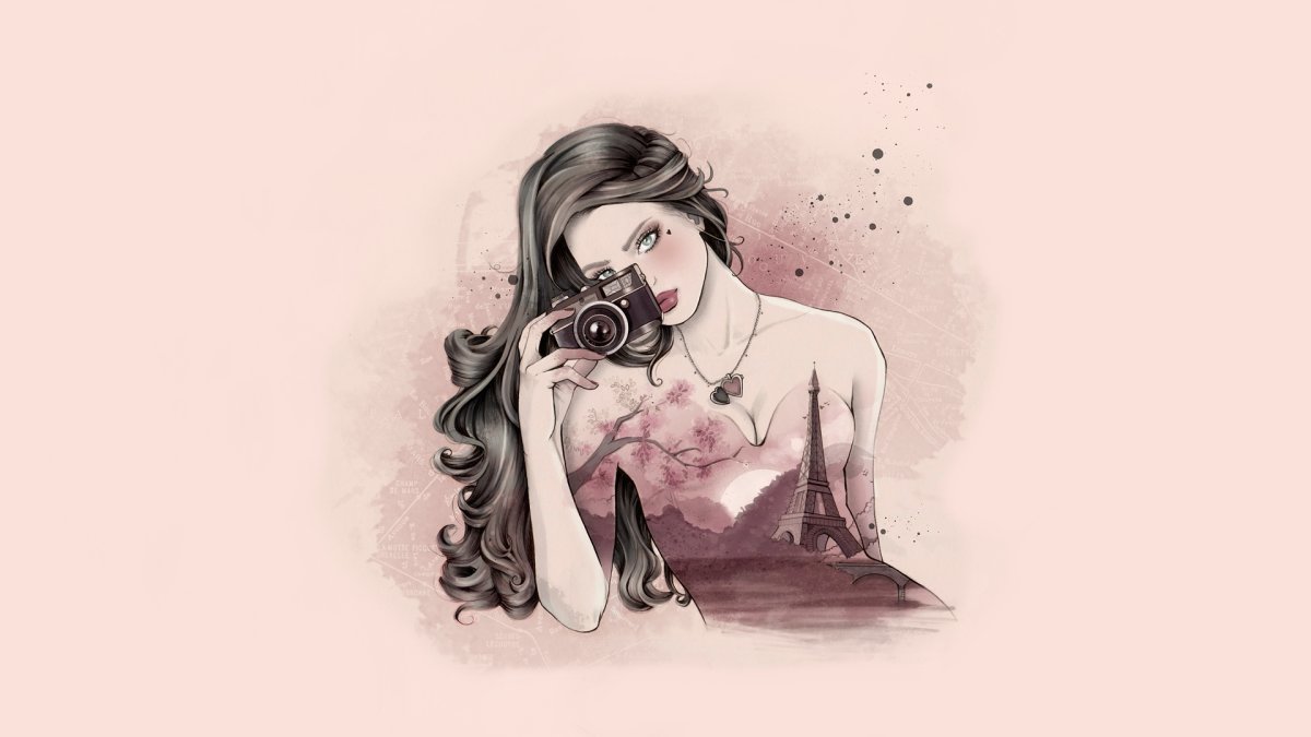 Рисунки девушек на рабочий стол